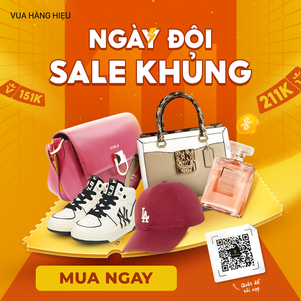 Vua Hàng Hiệu sale 11/11: Tung loạt mã 99K, 111K, 151K, 211K siêu hấp dẫn